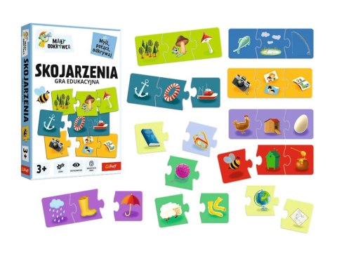 Gra edukacyjna Skojarzenia Mały Odkrywca Trefl 02808