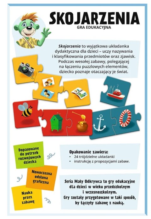 Gra edukacyjna Skojarzenia Mały Odkrywca Trefl 02808
