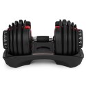 Hantel regulowany żeliwny z podstawką obciążenie 2,5-24 kg ModernHome