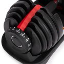 Hantel regulowany żeliwny z podstawką obciążenie 2,5-24 kg ModernHome