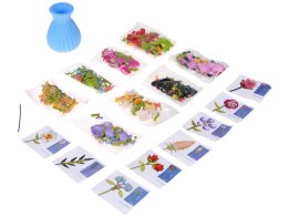 Klocki techniczne SERIA: Bukiet 8 kwiatów polnych w wazonie 691-ele