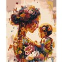 Malowanie po numerach na ramie KHO8554 Rozkwit kobiecości 40x50 cm AP0119