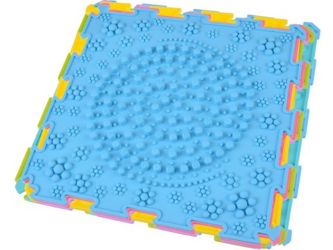 Mata sensoryczna typu PUZZLE gumowe 8 szt. - rozwój i zabawa ZA5862