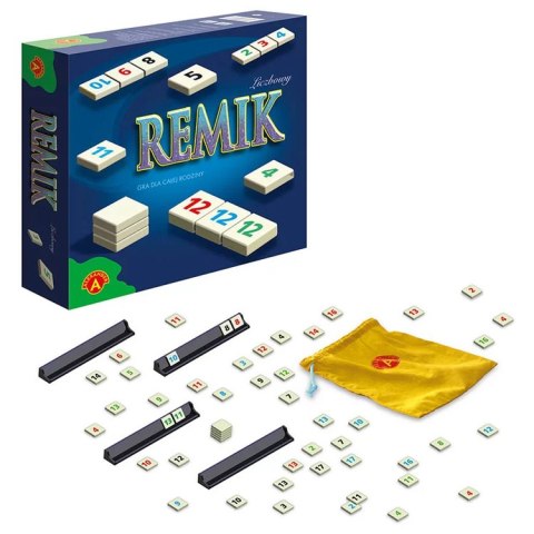 Alexander Edukacyjna gra Remik liczbowy - wersja podstawowa - układanie ciągu cyfr