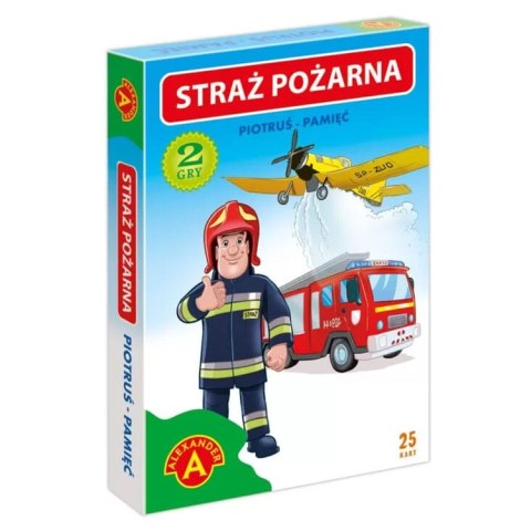 Alexander Karciana gra pamięciowa Karty Piotruś - Straż pożarna GR0807