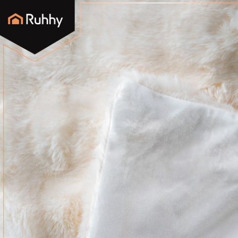 Koc 1,6x1m biały Ruhhy 26493