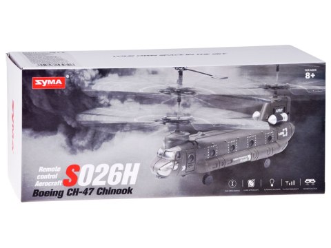 Syma S026H Helikopter zdalnie sterowany Chinook stabilizacja GYRO