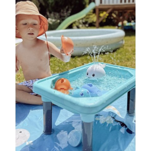 BABY Zabawka do Kąpieli Wieloryb Tryskający Wodą Fontanna LED