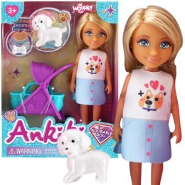 ROYAL Laleczka z Wózkiem i Pieskiem