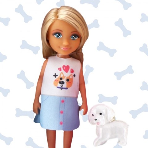 ROYAL Laleczka z Wózkiem i Pieskiem