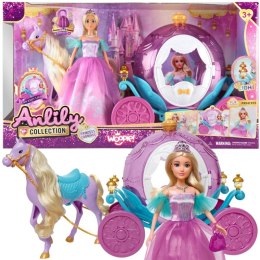 ROYAL Lalka Księżniczka Lily i Magiczny Powóz Karoca Akcesoria