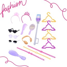 ROYAL Lalka Lili Modelka Stylistka Modowa z Akcesoriamii