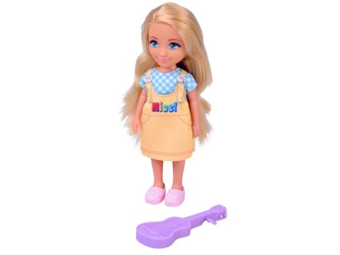 Ankiki Lalka z gitarą - urocza mała muzykalna laleczka 14 cm