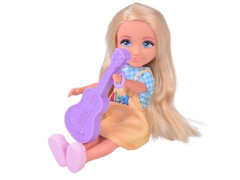 Ankiki Lalka z gitarą - urocza mała muzykalna laleczka 14 cm