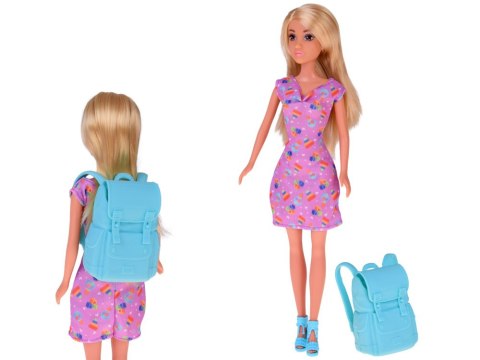 Anlily Duży zestaw RODZINA LALEK Kuchnia i mebelki + szkoła i praca