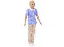 Anlily Lalka chłopak BLONDYN Paulo w koszuli i jasnych spodniach
