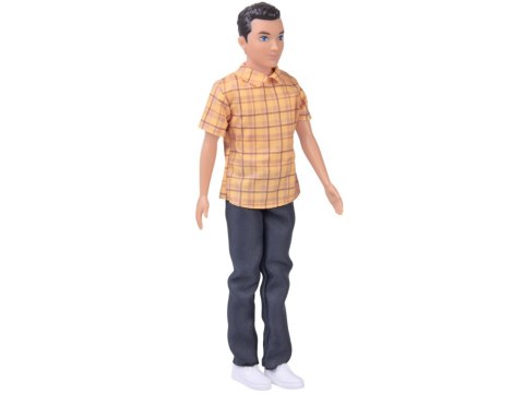 Anlily Lalka chłopak BRUNET Paulo w koszuli i ciemnych spodniach