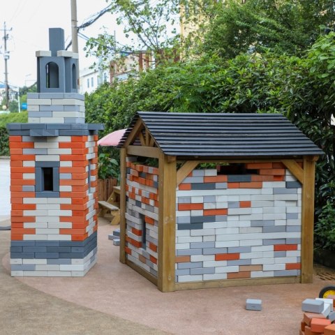  EDU Mega Klocki Cegiełki EVA 90 szt. Konstrukcyjne Miękkie do Budowania