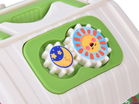 Interaktywny domek edukacyjny farma klocki odgłosy zwierząt sorter