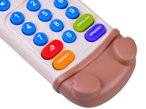 Interaktywny pilot - gryzak MIŚ 2w1 dla dziecka + śmieszne dźwięki ZA6017