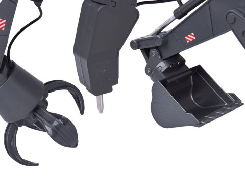 Koparka 3w1 zdalnie sterowana Pojazd budowlany Wymienne końcówki