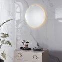 Lustro łazienkowe LED okrągłe ścienne 60 cm 3 barwy włącznik dotykowy ModernHome