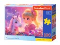 Puzzle 100-elementów Princess with Unicorn B-111299