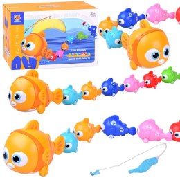 Zestaw Interaktywna RODZINA RYBEK + wędka i łowienie na magnes ZA6016