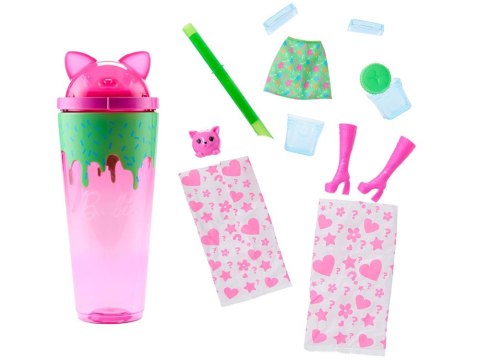 Mattel Barbie Pop Reveal lalka z serii: Shake + kot i akcesoria