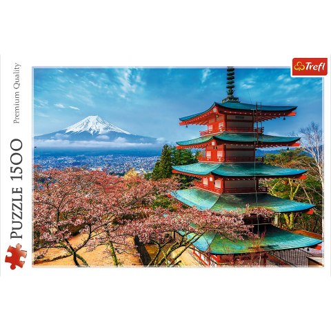 Puzzle - 1500 - Góra Fudżi - HUBER - Trefl 26132
