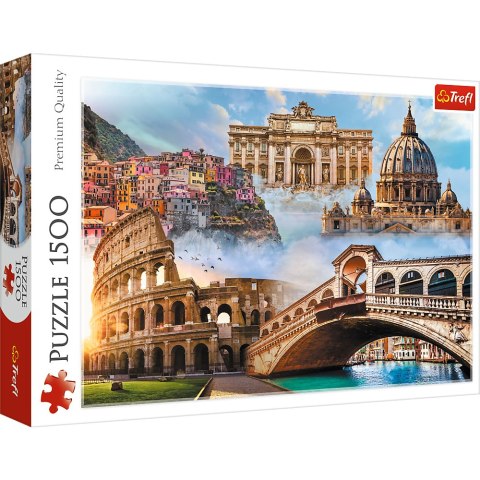 Puzzle - 1500 - Ulubione miejsca: Włochy - Trefl 26203
