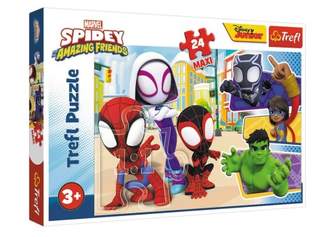 Puzzle - 24 Maxi - Spiday i przyjaciele - Trefl 14348