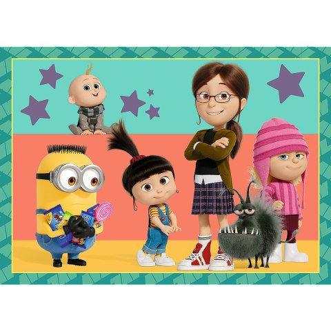 Puzzle - 4w1 (35, 48, 54, 70) - Zwariowane Minionki - Trefl 34648