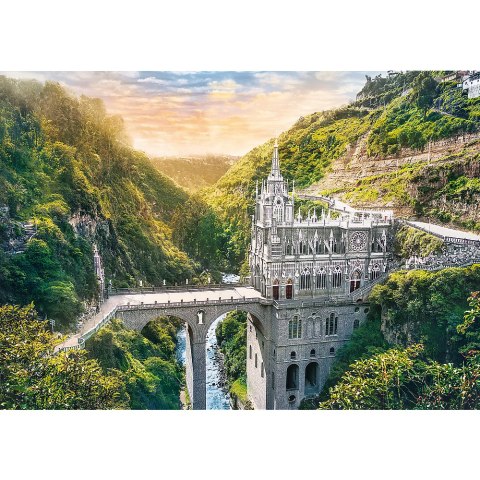 Puzzles - 1000 - Sanktuarium Las Lajas - Kolumbia - Trefl 10724