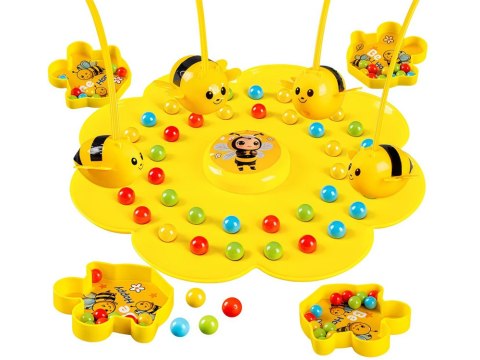Zręcznościowa gra rodzinna magnetyczna Pszczółki złap kuleczki GR0771
