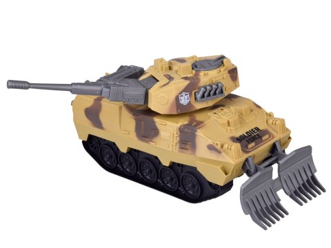 Duży zestaw militarny czołg myśliwiec helikopter + żołnierz