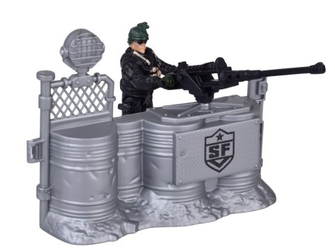 Duży zestaw militarny czołg myśliwiec helikopter + żołnierz