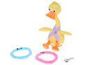 Gra zręcznościowa RINGO rzut obręczą ruchomy cel świecąca kaczka