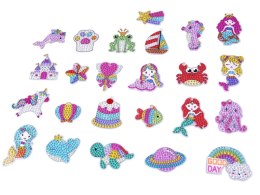 Kreatywny kalendarz adwentowy wyklejanka haft diamentowy breloczki