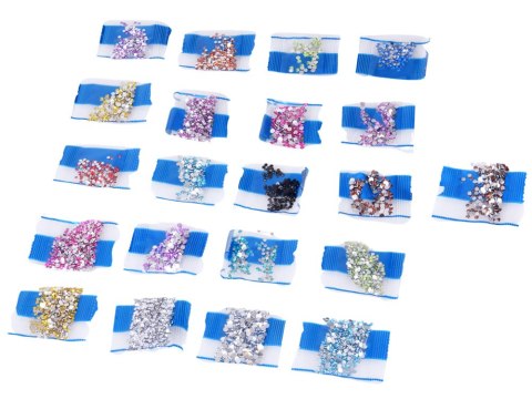 Kreatywny kalendarz adwentowy wyklejanka haft diamentowy breloczki