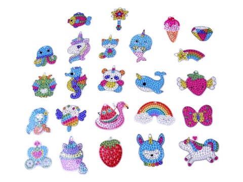 Kreatywny kalendarz adwentowy wyklejanka haft diamentowy breloczki