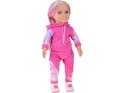 Lalka w dresie 48 cm z długimi blond włosami - sportowa stylizacja