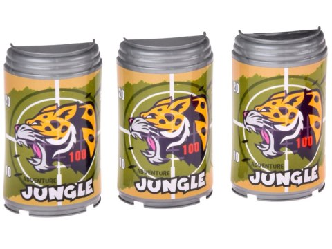 Pistolet na piankowe naboje + puszki zestaw strzelecki dla dzieci