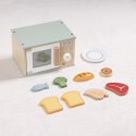  Drewniana Kuchenka Mikrofalowa Zestaw Produktów Spożywczych