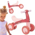 Rowerek Biegowy Różowy Jeździk Czterokołowy