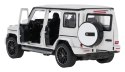 Autko Metalowe 1/32 Mercedes-Benz AMG G63 z Dźwiękiem Białe RASTAR