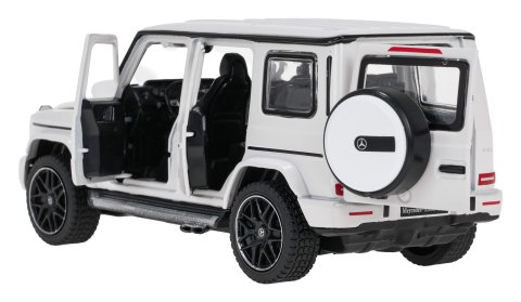 Autko Metalowe 1/32 Mercedes-Benz AMG G63 z Dźwiękiem Białe RASTAR