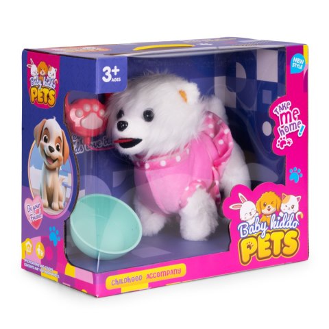 Interaktywny piesek na smyczy chodzi i merda ogonem melodyjki