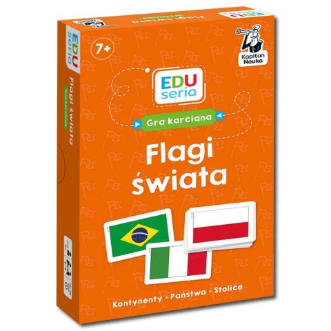 Kapitan Nauka EDUseria gra karciana Nauka Flagi świata KS1201
