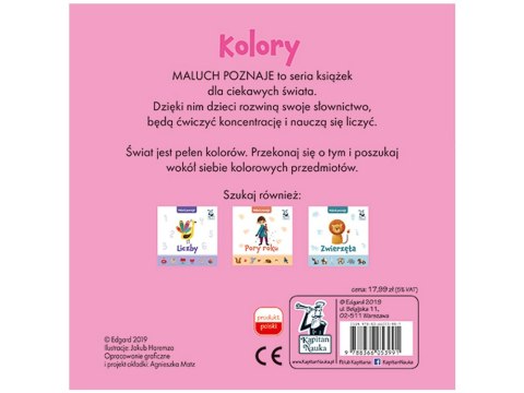 Kapitan Nauka Maluch poznaje - Kolory KS1207